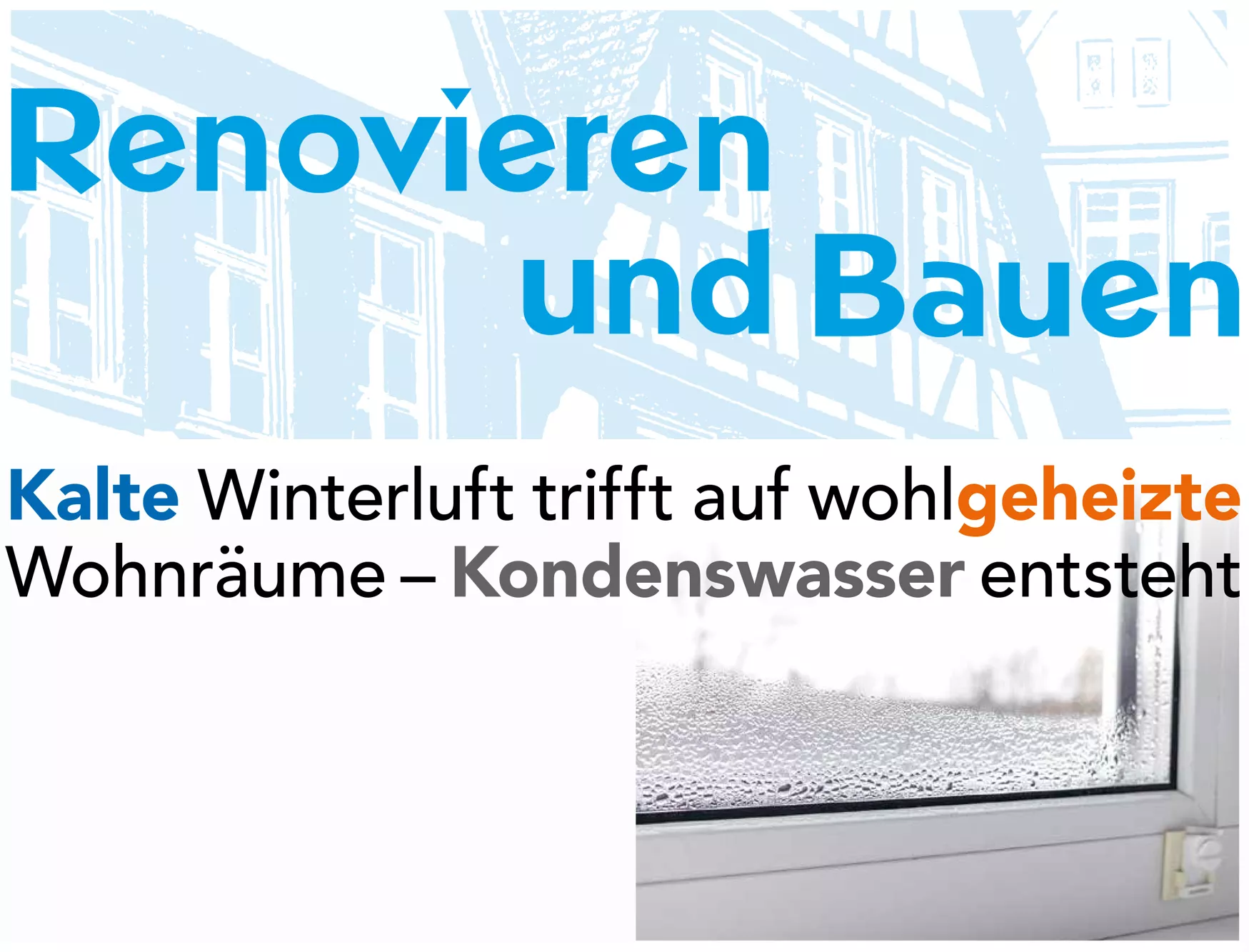 Renovieren und Bauen